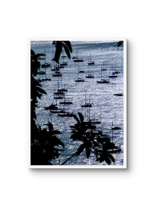 Pôster - Barcos Pretos